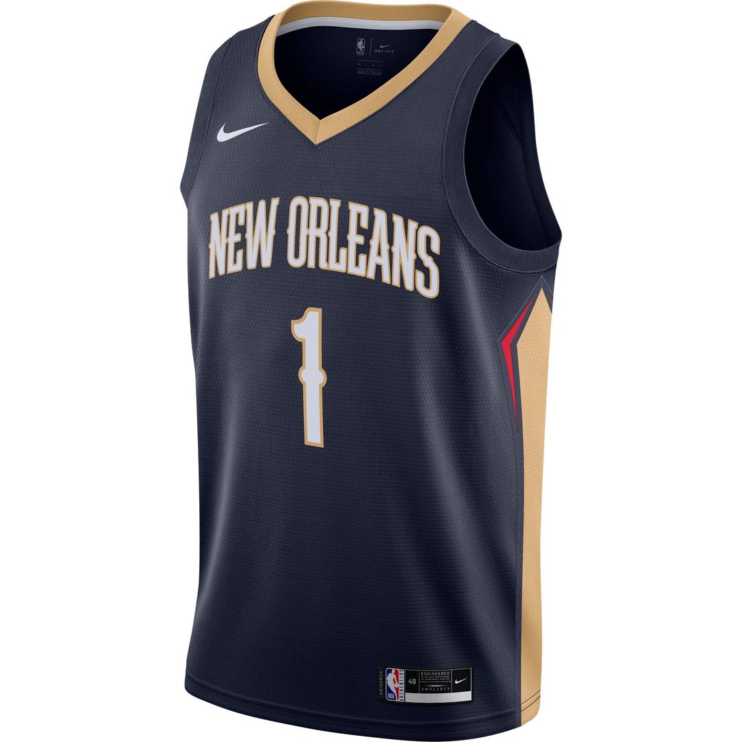 New Orleans Pelicans Zion Williamson Nike Swingman Jersey - Navy - Icon Edition