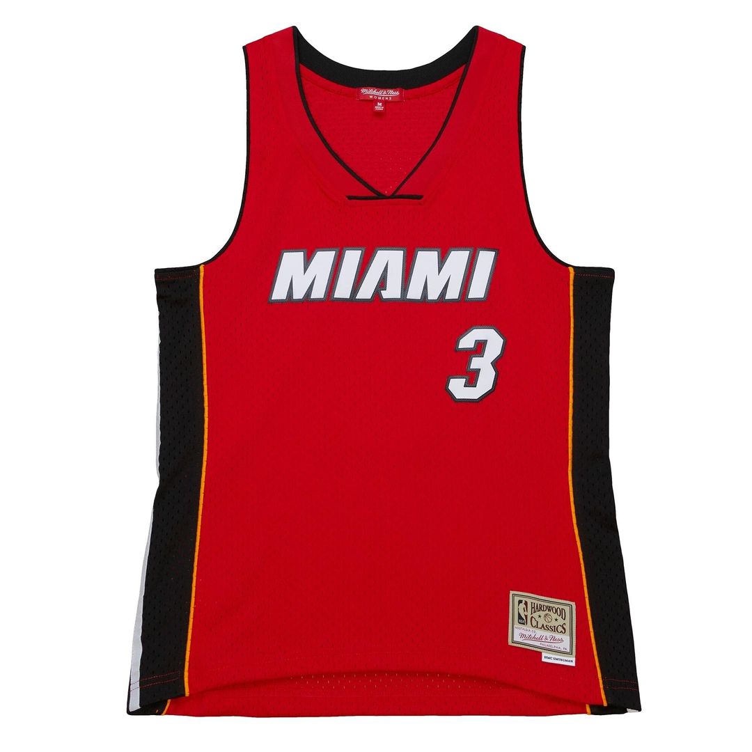 Miami Heat Dwyane Wade Women's 2005/06 Hardwood Classics Swingman Jersey - Red