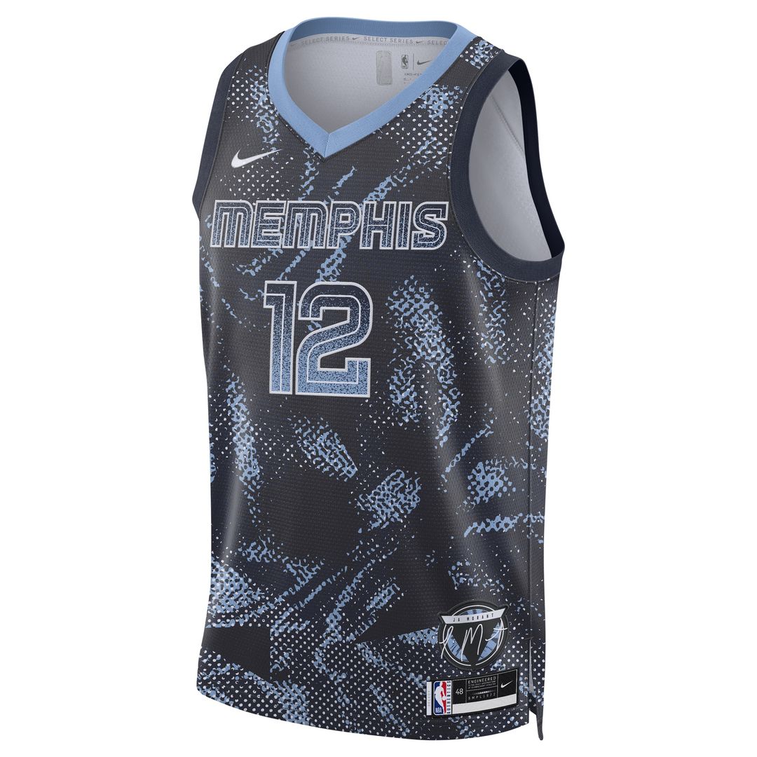 Memphis Grizzlies Ja Morant Nike Unisex 2025 Select Series Swingman Player Jersey - Navy