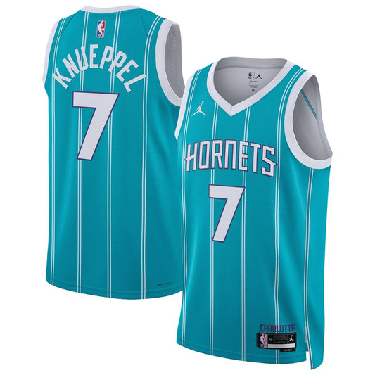 Charlotte Hornets Kon Knueppel Jordan Brand Unisex Swingman Jersey - Icon Edition - Teal