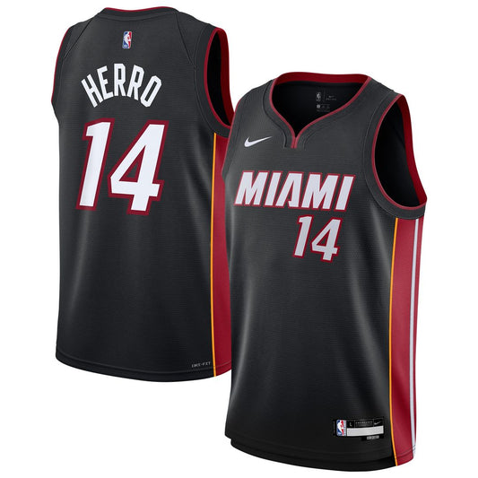 Miami Heat Tyler Herro Nike Youth Swingman Jersey - Icon Edition - Black