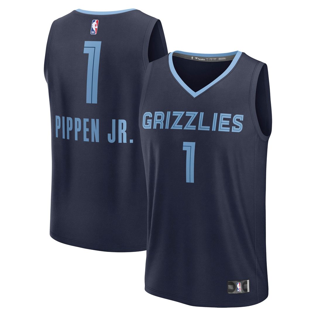 Memphis Grizzlies Scotty Pippen Jr. Fanatics Fast Break Replica Player Jersey - Icon Edition - Navy