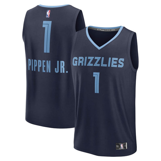 Memphis Grizzlies Scotty Pippen Jr. Fanatics Fast Break Replica Player Jersey - Icon Edition - Navy