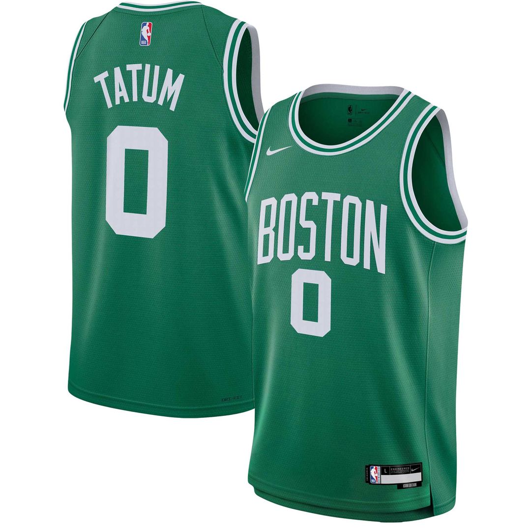 Boston Celtics Jayson Tatum Nike Youth Swingman Jersey - Icon Edition - Kelly Green