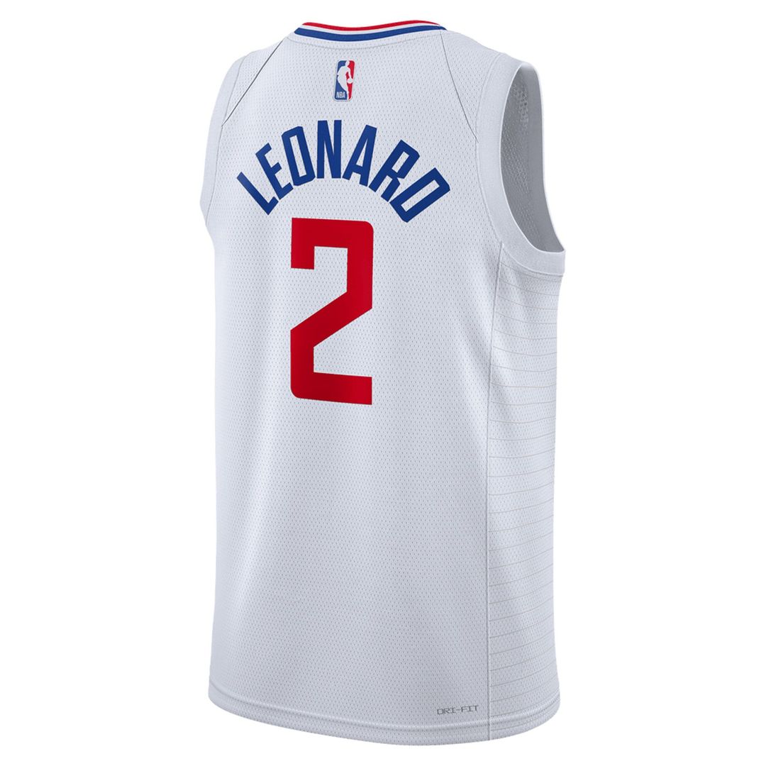 LA Clippers Kawhi Leonard Nike Unisex Swingman Jersey - Association Edition - White