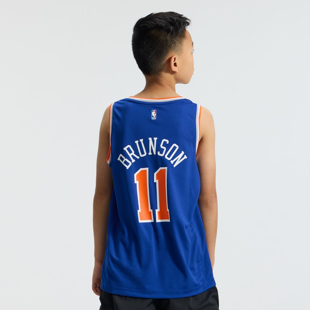 New York Knicks Jalen Brunson Fanatics Youth Fast Break Replica Player Jersey - Icon Edition - Blue