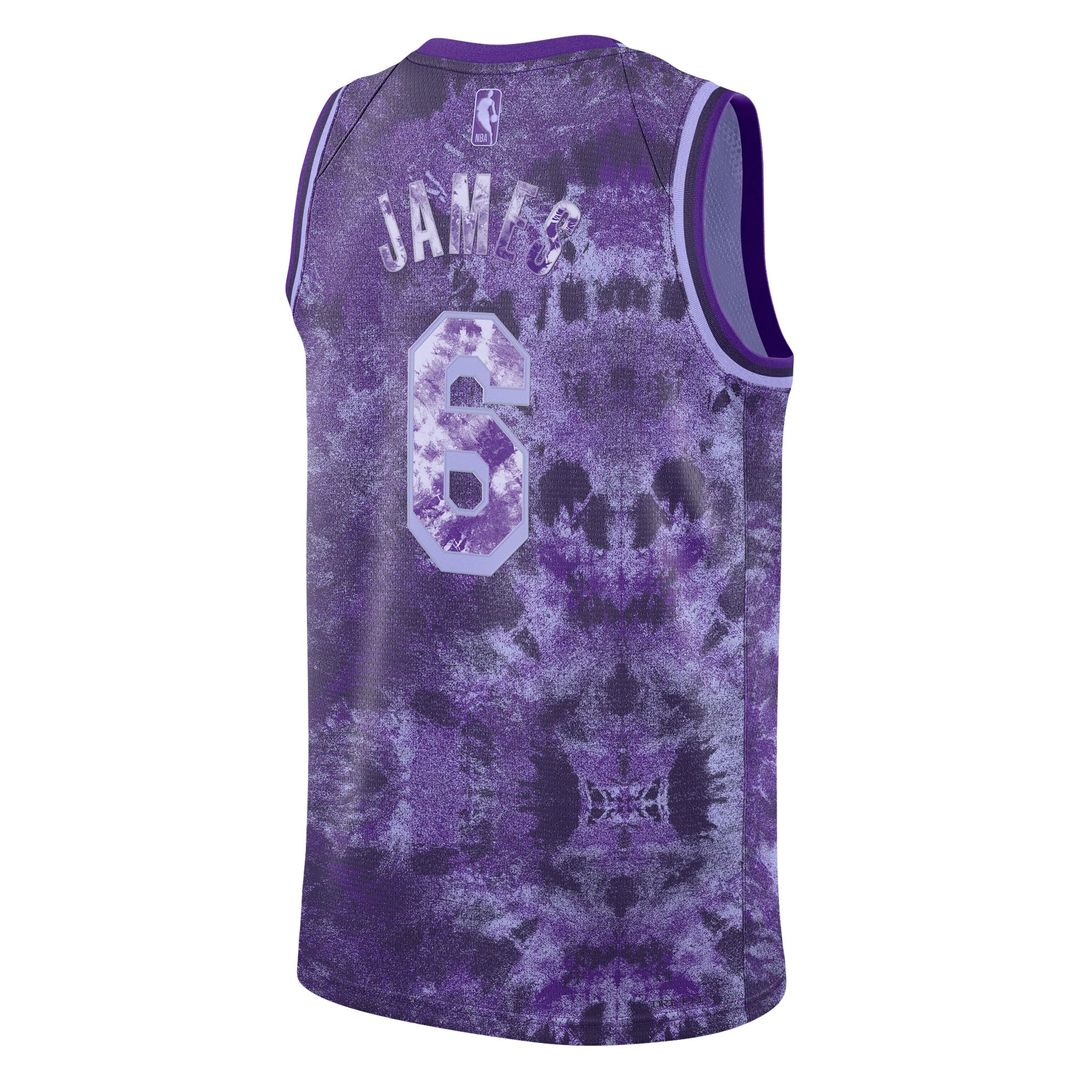 Los Angeles Lakers LeBron James Nike Unisex Select Series Swingman Jersey - Purple