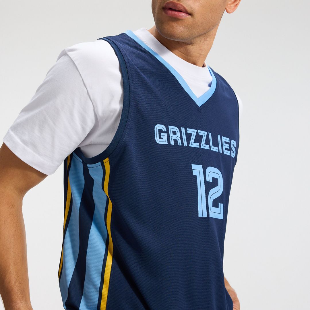 Memphis Grizzlies Ja Morant Fanatics Fast Break Replica Player Jersey - Icon Edition - Navy
