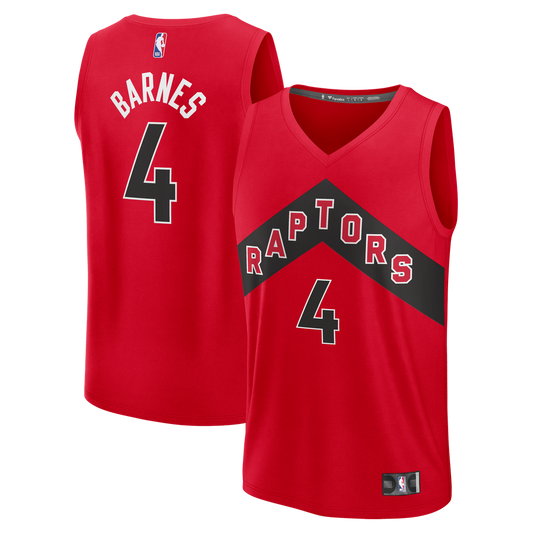 Toronto Raptors Scottie Barnes Fanatics Fast Break Replica Jersey - Icon Edition - Red