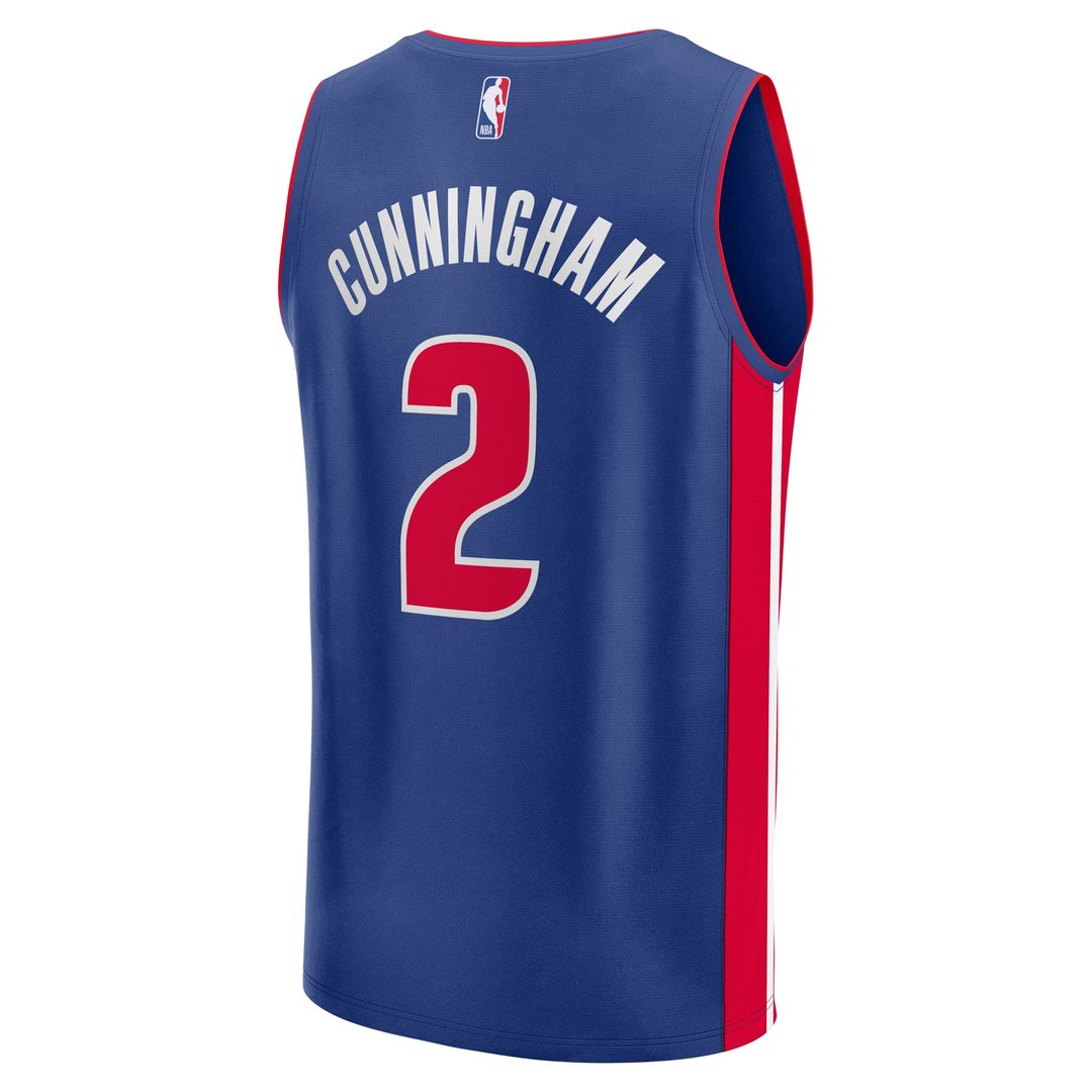 Detroit Pistons Cade Cunningham Fanatics Fast Break Replica Player Jersey - Icon Edition - Blue