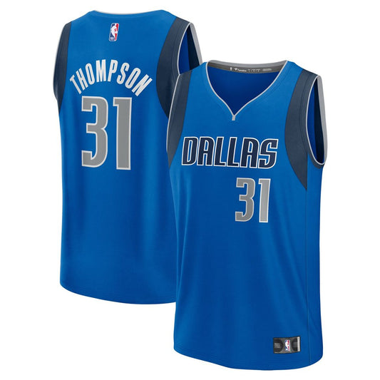 Dallas Mavericks Klay Thompson Fanatics Fast Break Replica Player Jersey - Icon Edition - Blue