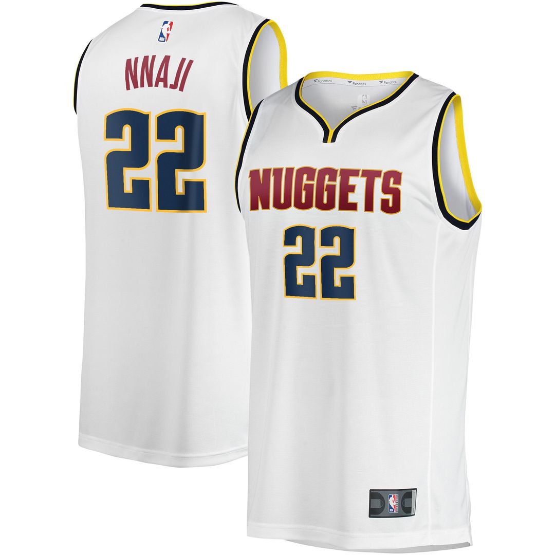 Denver Nuggets Zeke Nnaji Fanatics Fast Break Player Jersey - Association Edition - White