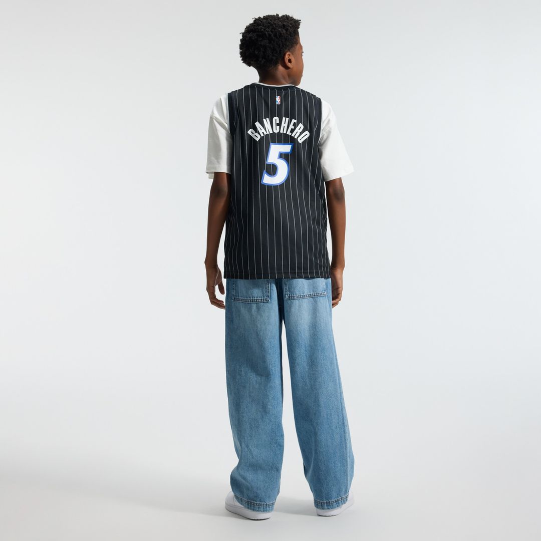 Orlando Magic Paolo Banchero Fanatics Youth Fast Break Jersey - Statement Edition - Black