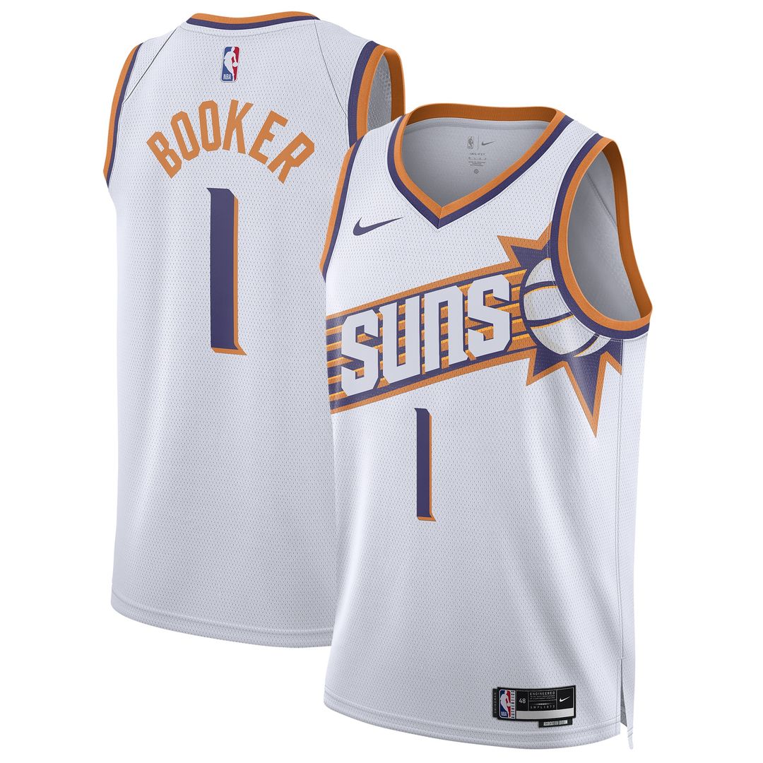 Phoenix Suns Devin Booker Nike Unisex Swingman Jersey - Association Edition - White