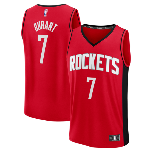 Houston Rockets Kevin Durant Fanatics Youth Fast Break Jersey - Icon Edition - Red