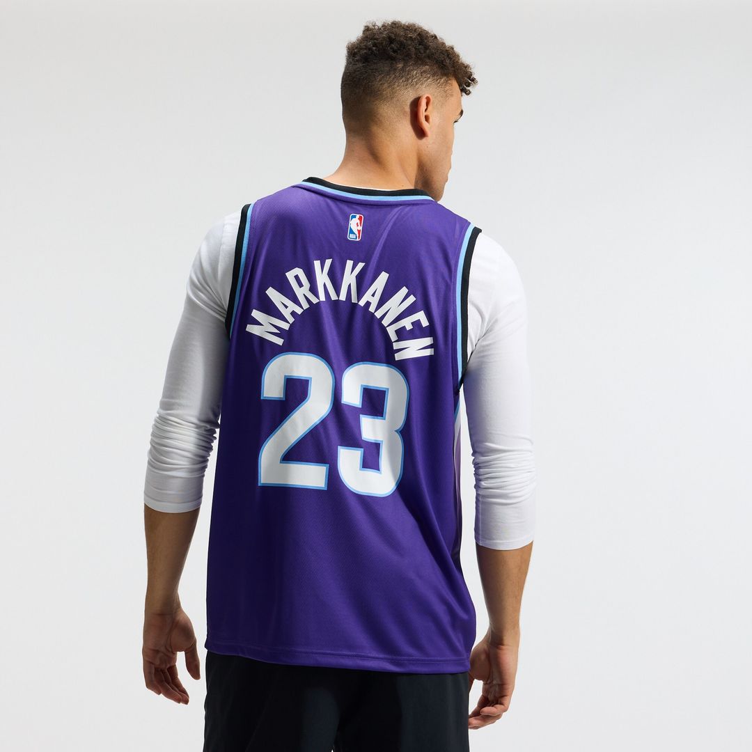 Utah Jazz Lauri Markkanen Fanatics Fast Break Replica Jersey - Icon Edition - Purple