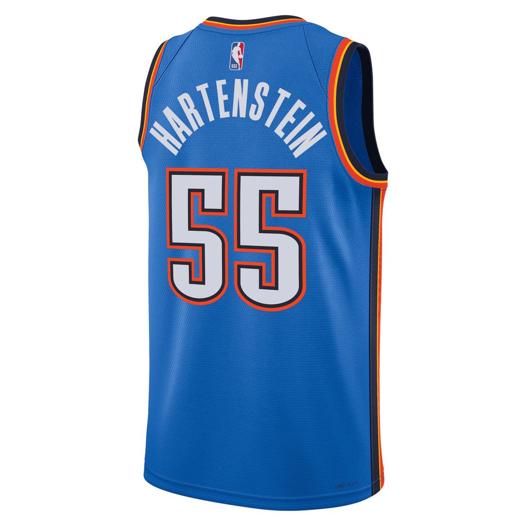 Oklahoma City Thunder Isaiah Hartenstein Nike Unisex Swingman Jersey - Icon Edition - Blue