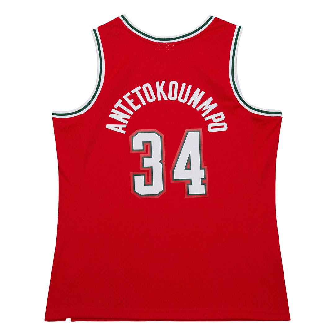 Milwaukee Bucks Giannis Antetokounmpo Mitchell & Ness 2013/14 Hardwood Classics Swingman Jersey - White