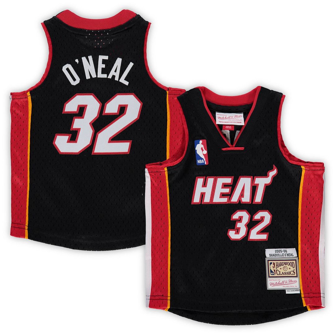 Miami Heat Shaquille O'Neal Mitchell & Ness Infant 2005/06 Hardwood Classics Retired Player Jersey - Black
