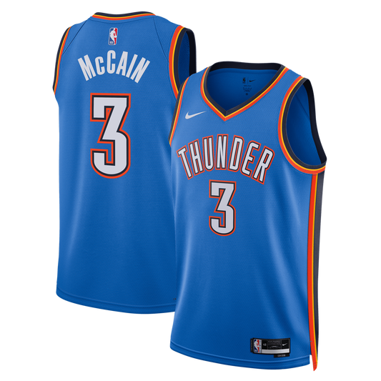 Oklahoma City Thunder Jared McCain Nike Unisex Swingman Jersey - Icon Edition - Blue