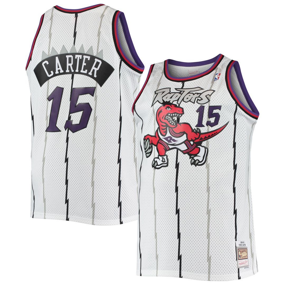 Toronto Raptors Vince Carter Mitchell & Ness 1998/99 Big & Tall Hardwood Classics Swingman Jersey - Purple