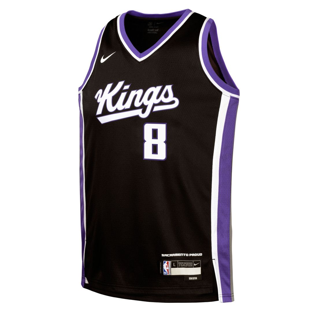 Sacramento Kings Zach LaVine Nike Youth Swingman Jersey - Icon Edition - Black