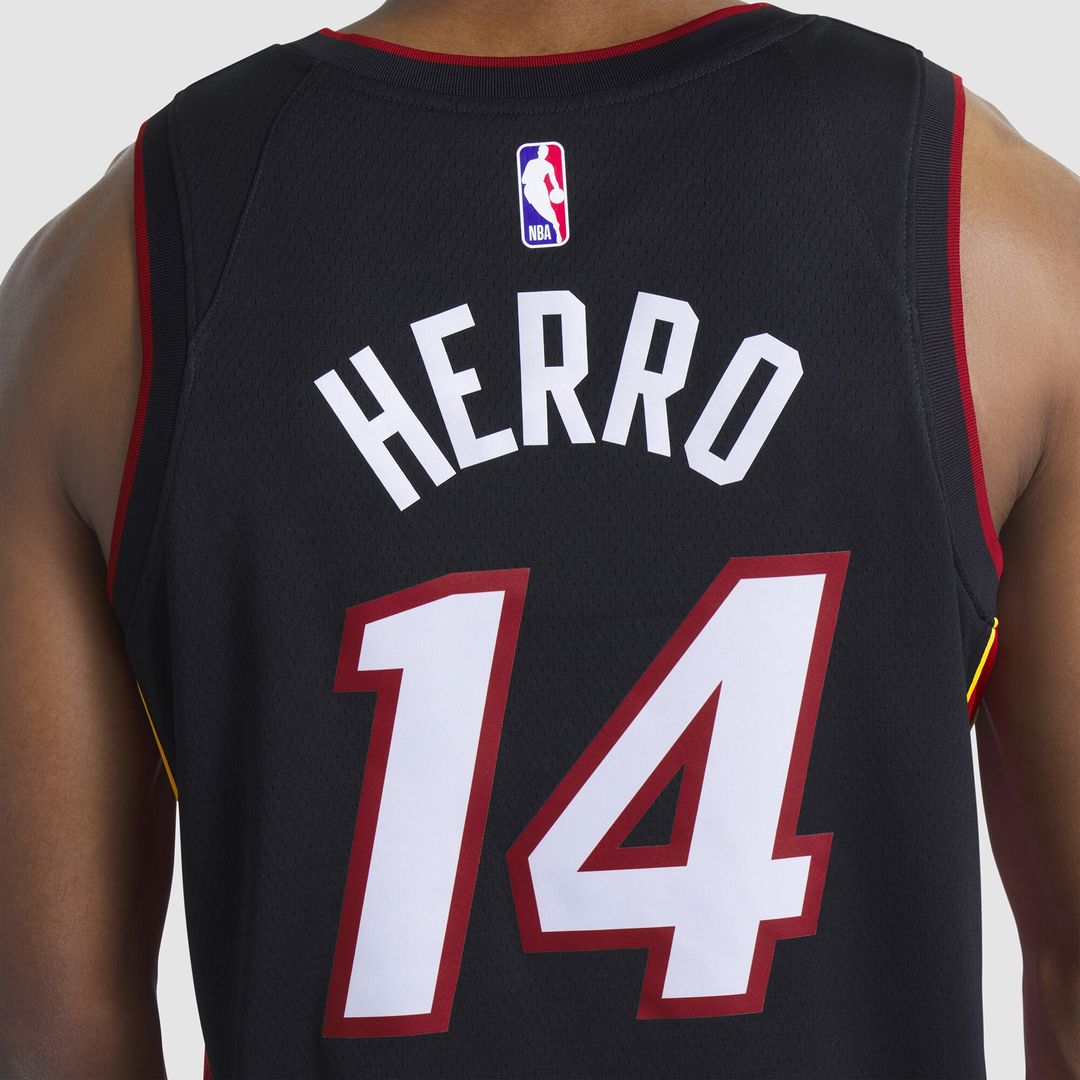 Miami Heat Tyler Herro Nike Unisex Swingman Jersey - Icon Edition - Black