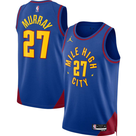 Denver Nuggets Jamal Murray Jordan Brand Unisex Swingman Jersey - Statement Edition - Blue