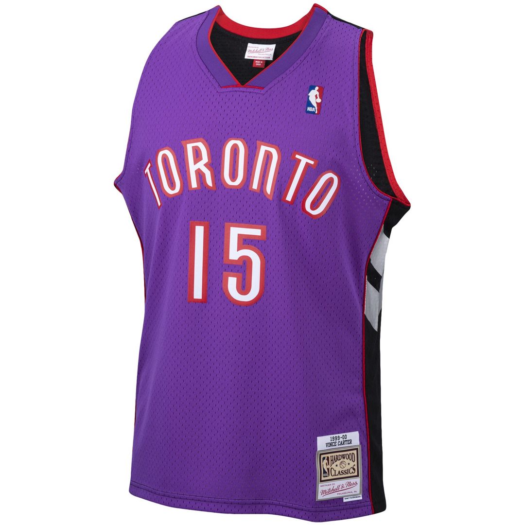 Toronto Raptors Vince Carter Mitchell & Ness 1999/00 Hardwood Classics Swingman Jersey - Purple