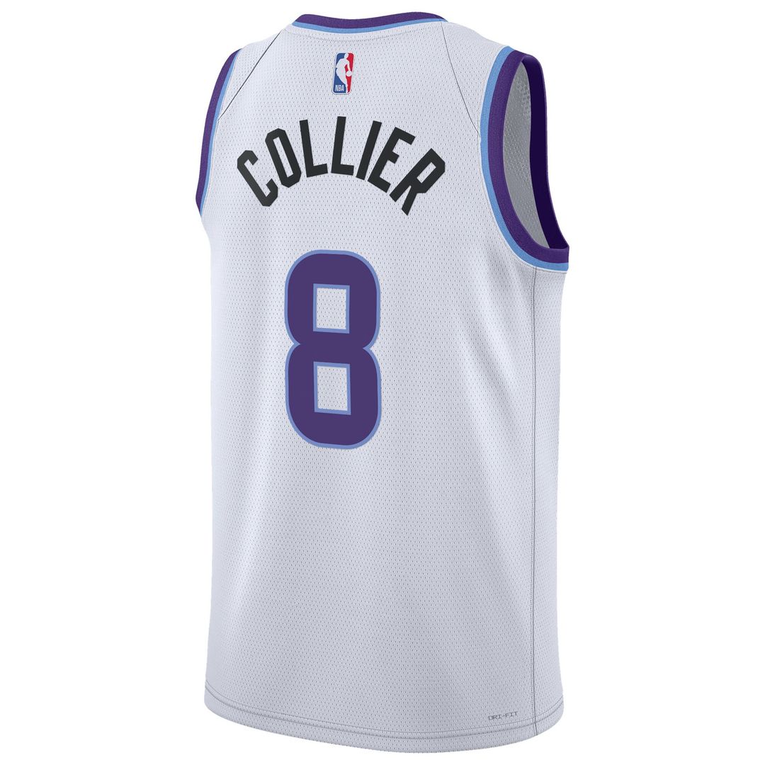 Utah Jazz Isaiah Collier Nike Unisex Swingman Jersey - Association Edition - White
