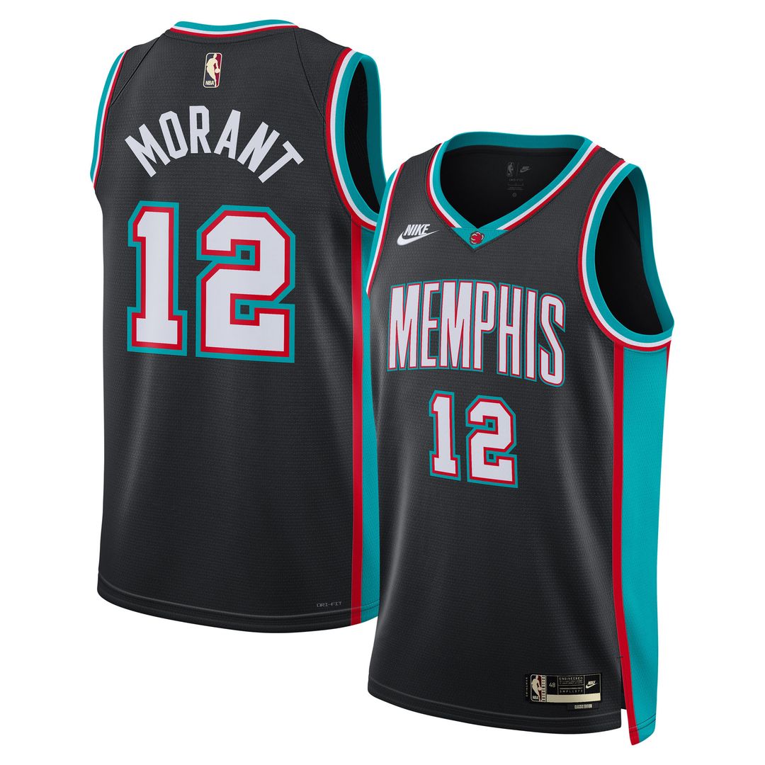 Memphis Grizzlies Ja Morant Nike Unisex Swingman Jersey - Classic Edition - Black
