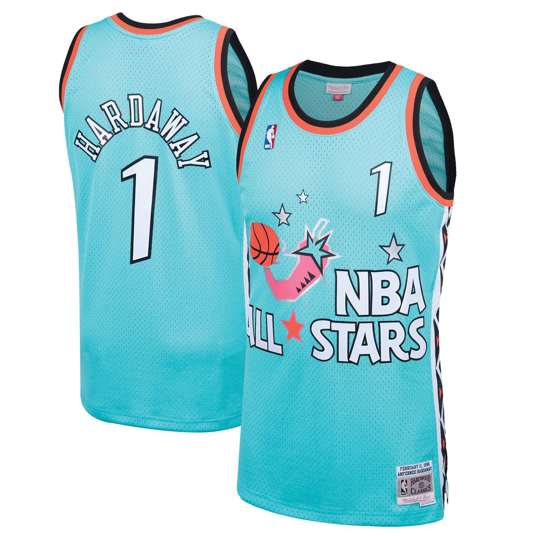 Penny Hardaway 1996 NBA All - Star Game Mitchell & Ness Hardwood Classics Swingman Jersey - Teal