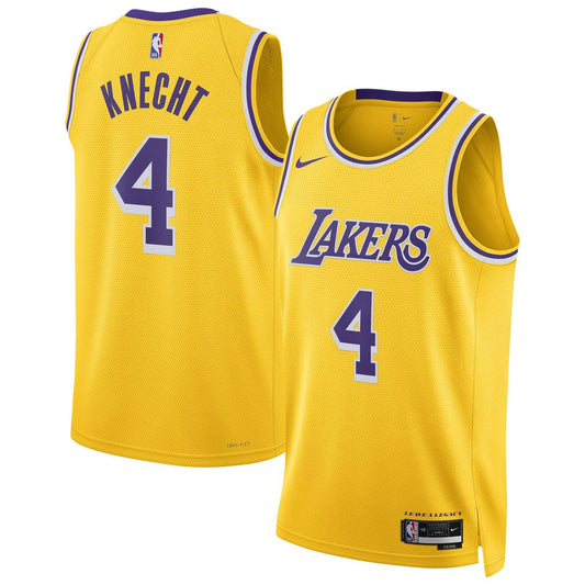 Los Angeles Lakers Dalton Knecht Nike Unisex Swingman Jersey - Gold