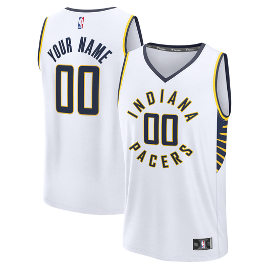 Indiana Pacers Fanatics Fast Break Custom Jersey - Icon Edition - White
