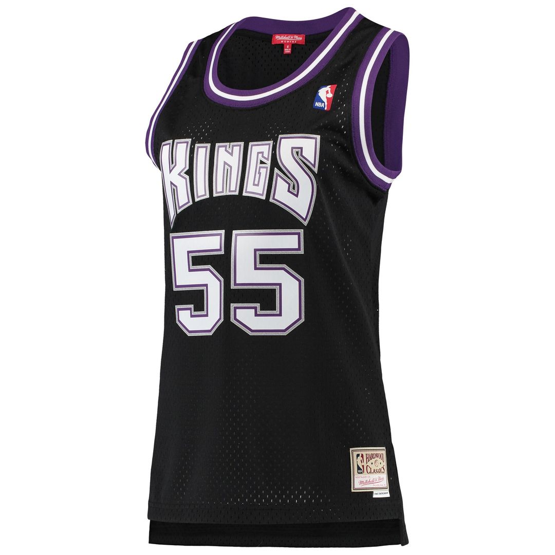 Sacramento Kings Jason Williams Mitchell & Ness Women's 2000/01 Hardwood Classics Swingman Jersey - Black