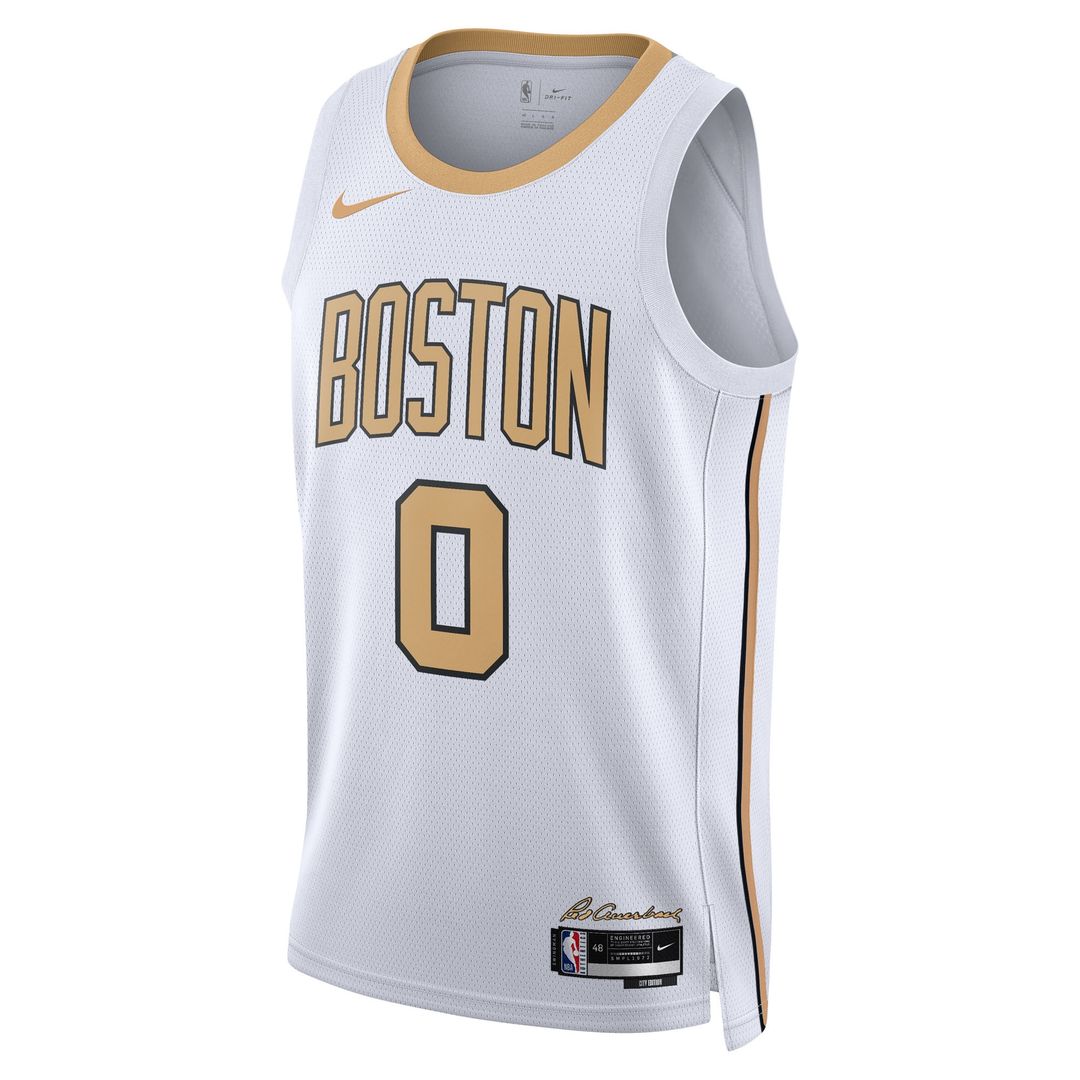 Boston Celtics Jayson Tatum Nike Unisex 2025/26 Swingman Jersey - White - City Edition