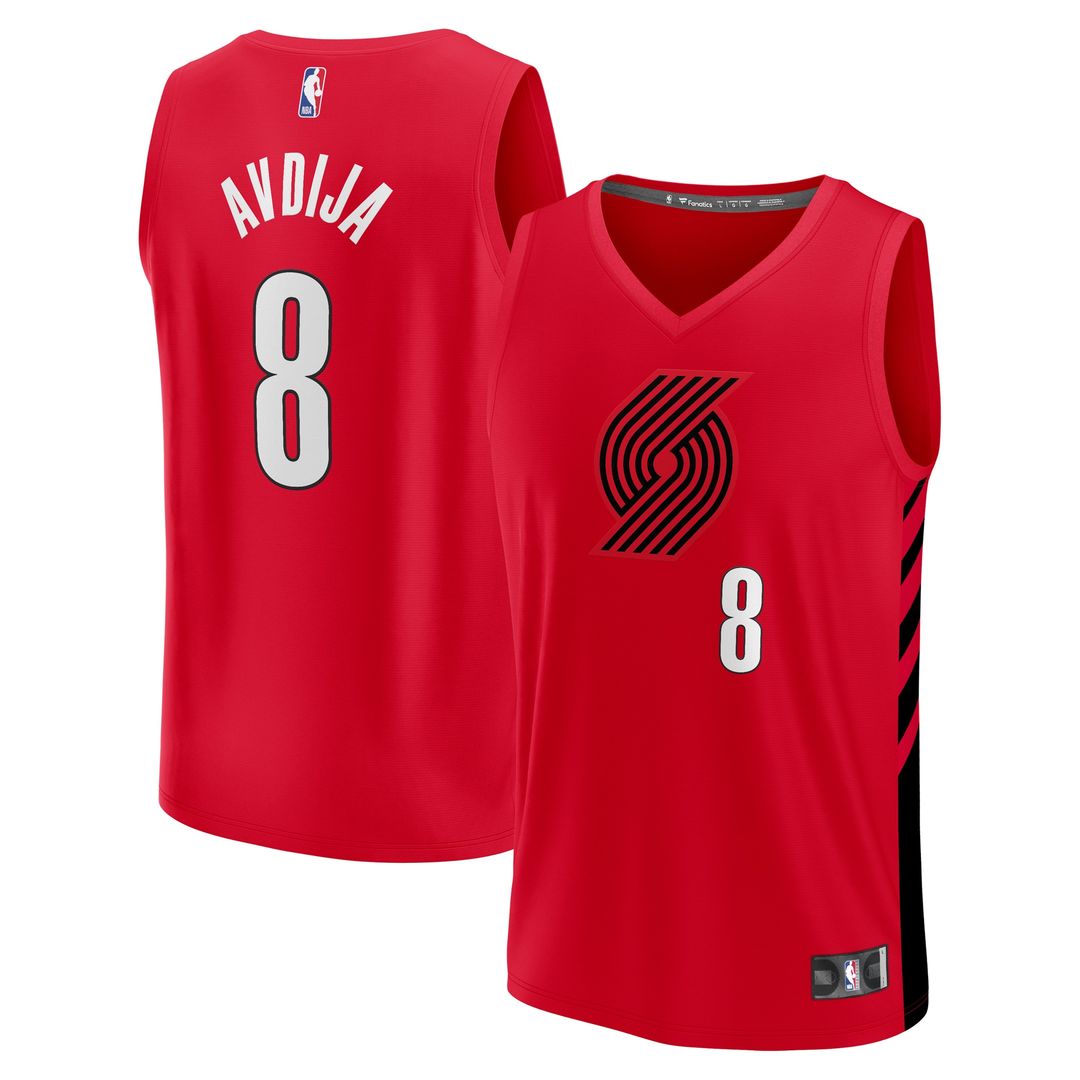 Portland Trail Blazers Deni Avdija Fanatics Fast Break Player Jersey - Statement Edition - Red