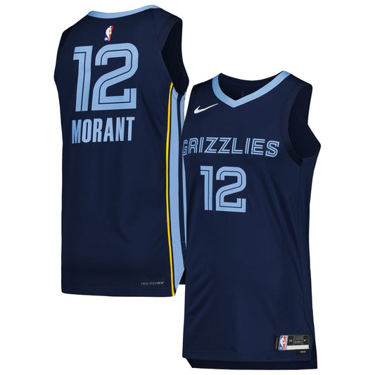 Memphis Grizzlies Ja Morant Nike Authentic Jersey - Icon Edition - Navy