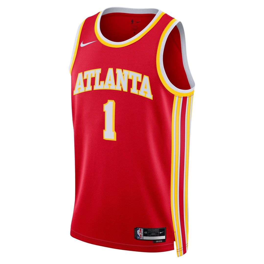 Atlanta Hawks Jalen Johnson Nike Unisex Swingman Jersey - Icon Edition - Red