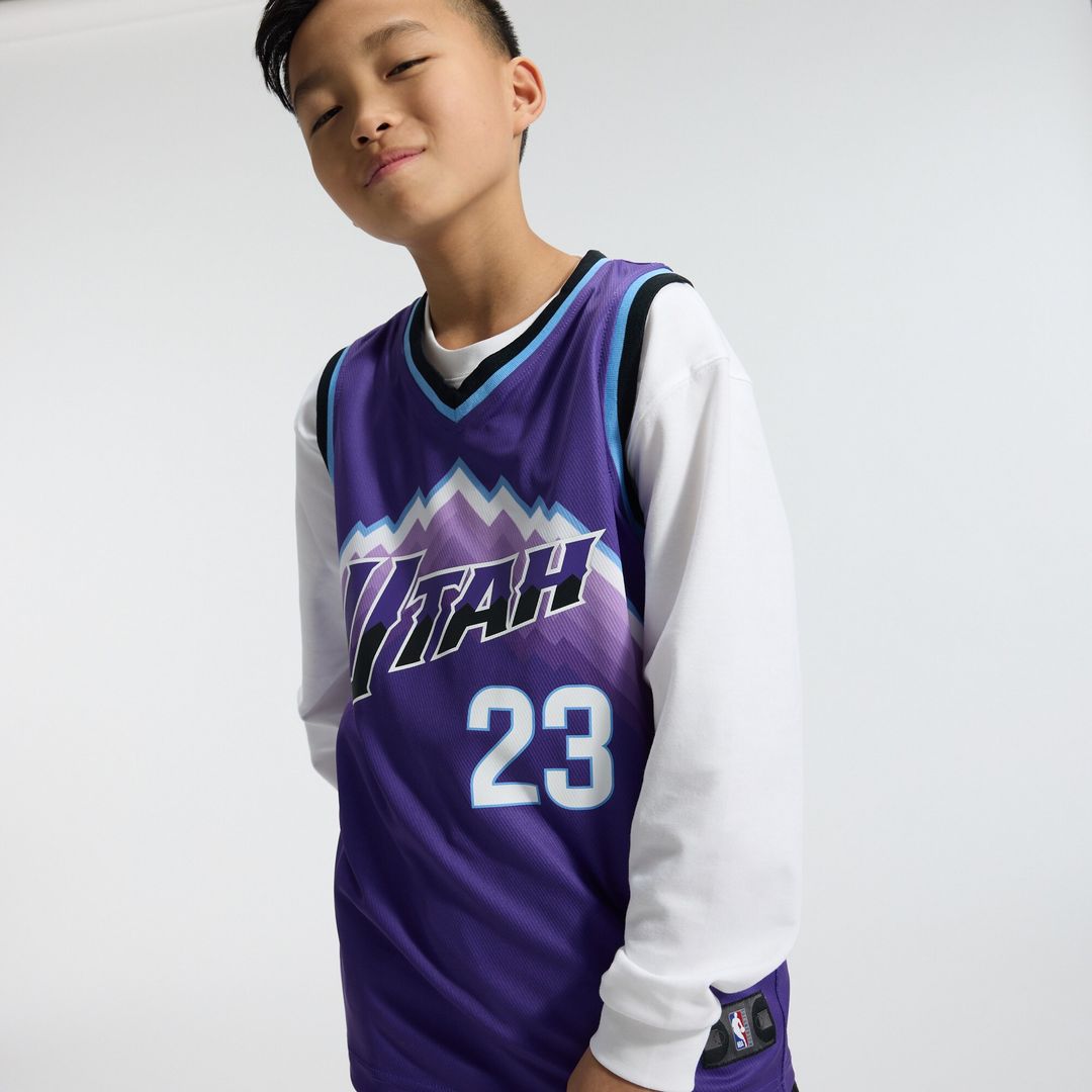 Utah Jazz Lauri Markkanen Fanatics Youth Fast Break Replica Jersey - Icon Edition - Purple