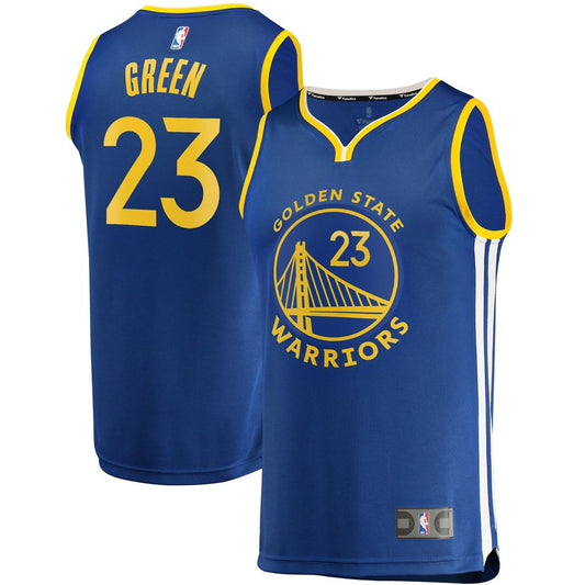Golden State Warriors Draymond Green Fanatics Fast Break Replica Player Team Jersey - Icon Edition - Royal