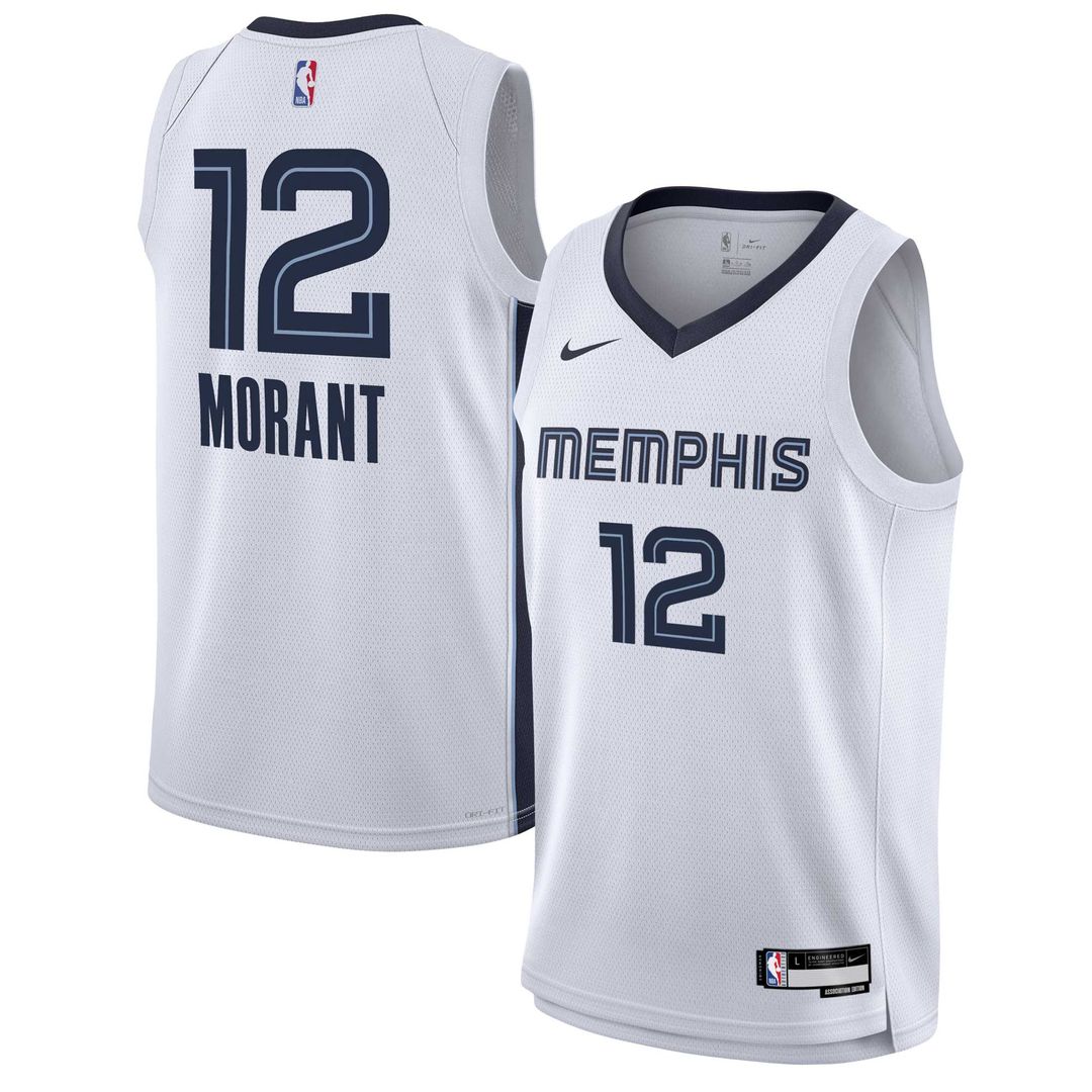 Memphis Grizzlies Ja Morant Nike Youth Swingman Jersey - Association Edition - White