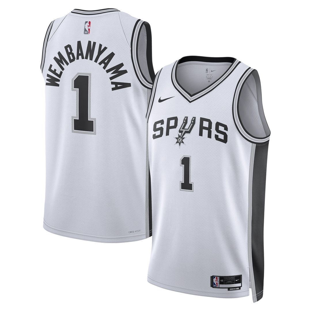 San Antonio Spurs Victor Wembanyama Nike Unisex Swingman Jersey - Association Edition - White