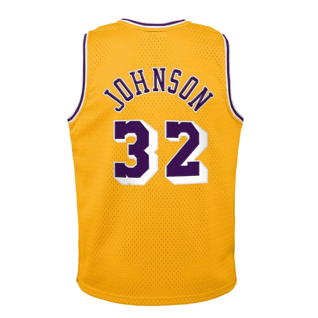 Los Angeles Lakers Magic Johnson Toddler 1984/85 Swingman Jersey - Gold