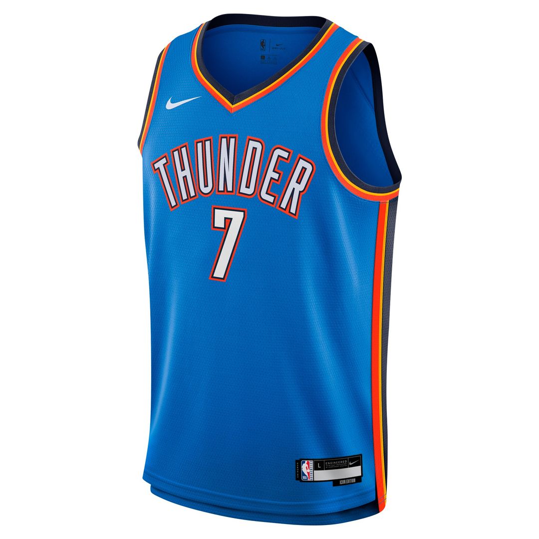 Oklahoma City Thunder Chet Holmgren Nike Youth Swingman Jersey - Icon Edition - Blue