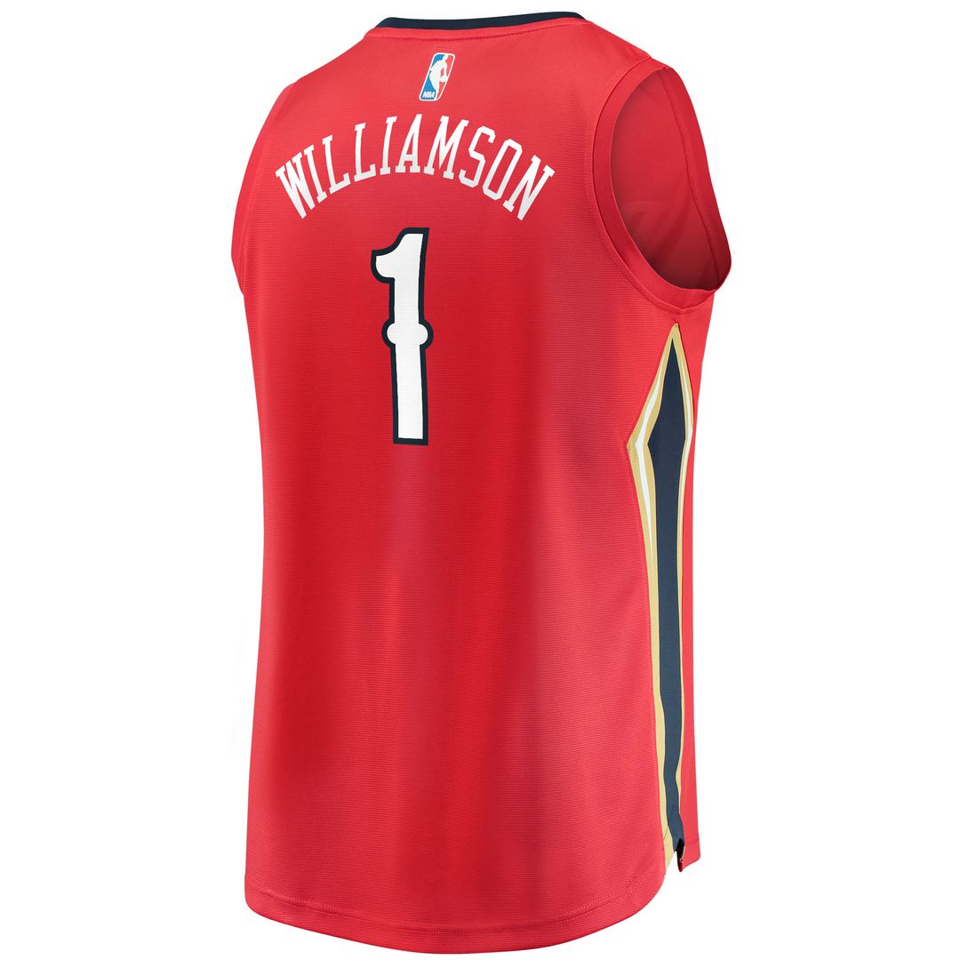 New Orleans Pelicans Zion Williamson Fanatics Replica Fast Break Jersey Red - Statement Edition
