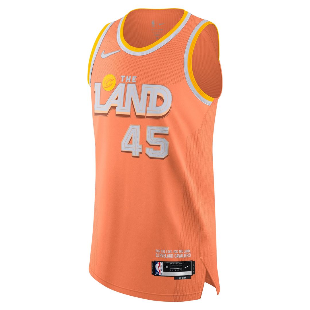 Cleveland Cavaliers Donovan Mitchell Nike Unisex 2025/26 Authentic Jersey - City Edition - Orange