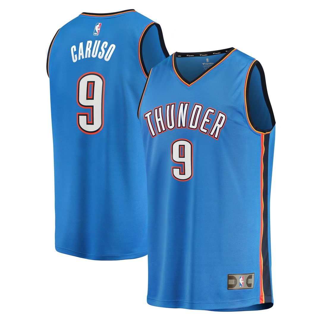 Oklahoma City Thunder Alex Caruso Fanatics Fast Break Replica Player Jersey - Icon Edition - Blue