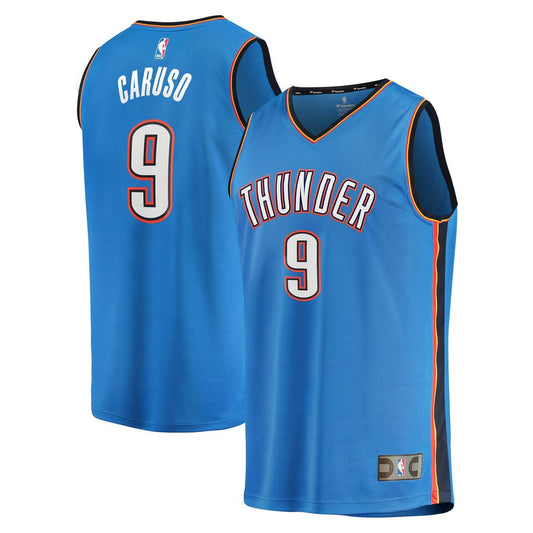 Oklahoma City Thunder Alex Caruso Fanatics Fast Break Replica Player Jersey - Icon Edition - Blue