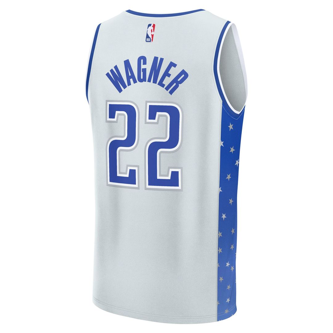 Orlando Magic Franz Wagner Fanatics Youth 2025/26 City Edition Fast Break Jersey - Silver
